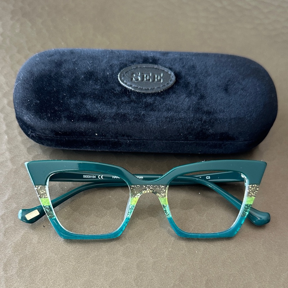 SEE Green Gradient Eyeglasses